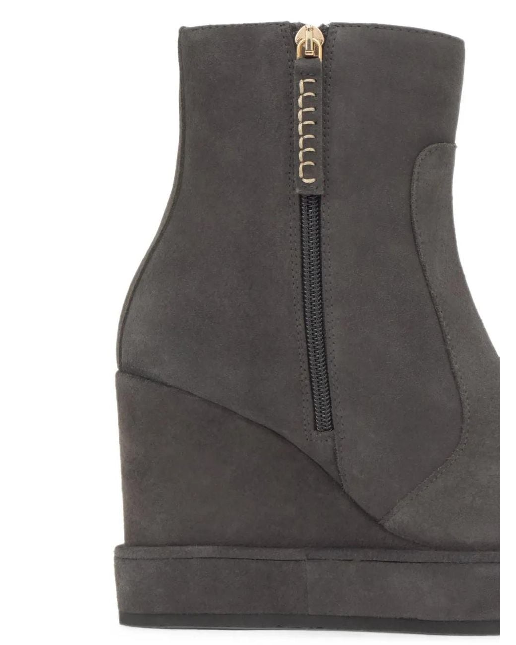 Castaner Brown Brisbane Wedge Ankle Boots
