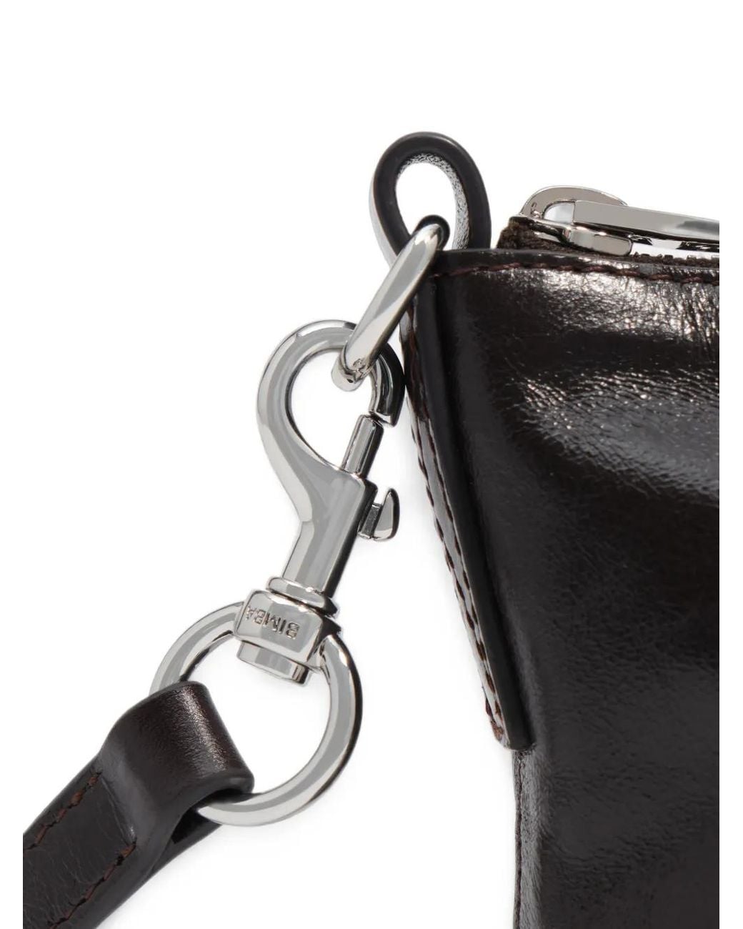 Bimba Y Lola Black Petit Sac Madrid En Cuir Bordeaux