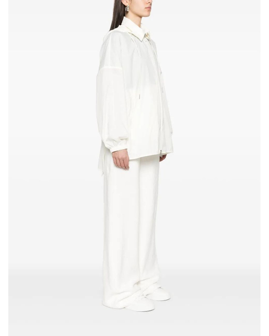 Moncler White Shirt Jacket