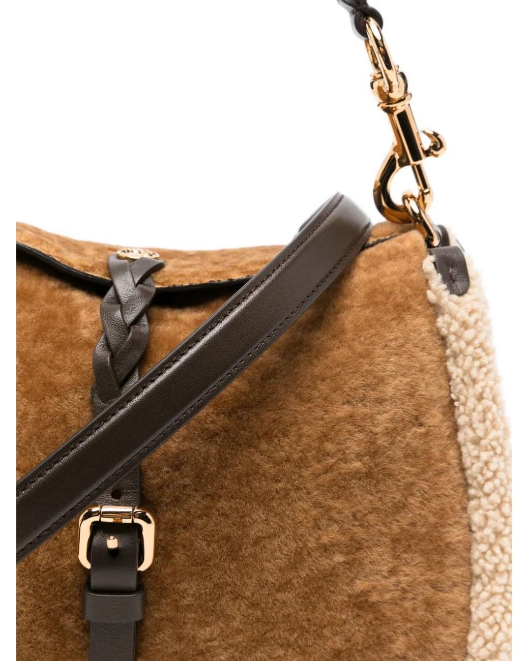 Etro Brown Sac À Bandoulière En Poils De Poney À Finitions En Mouton
