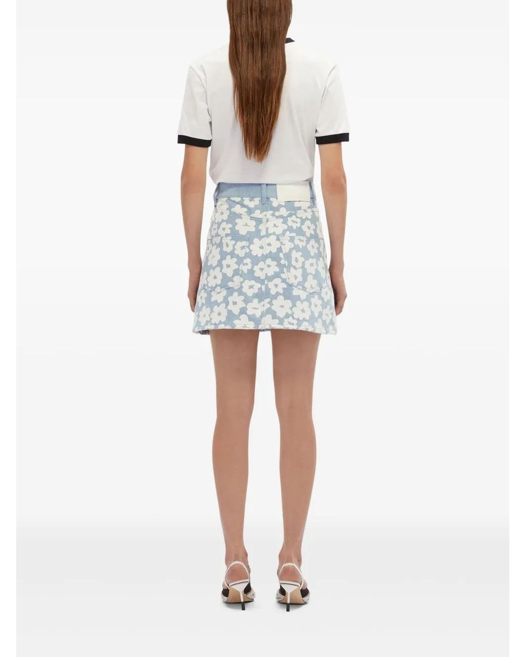 MSGM Blue Skirt