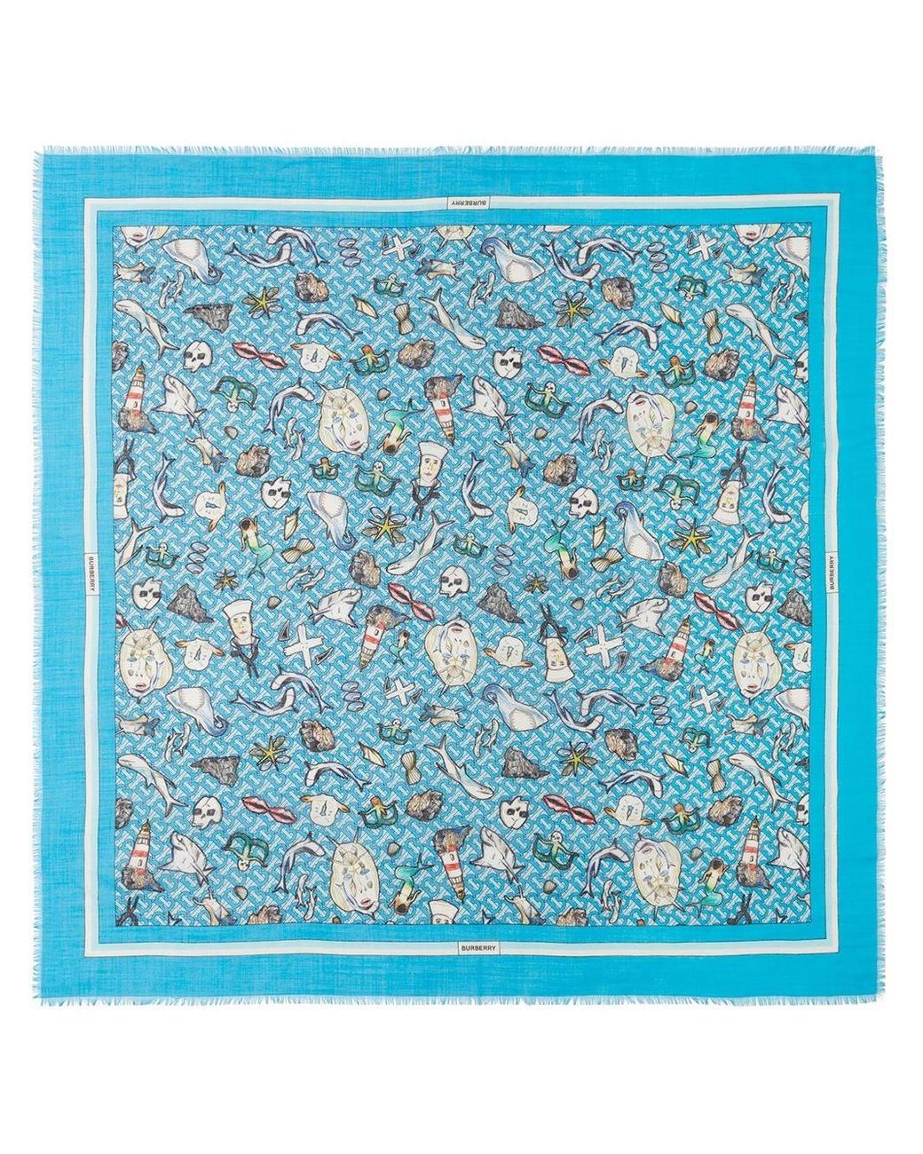 burberry estampado verde