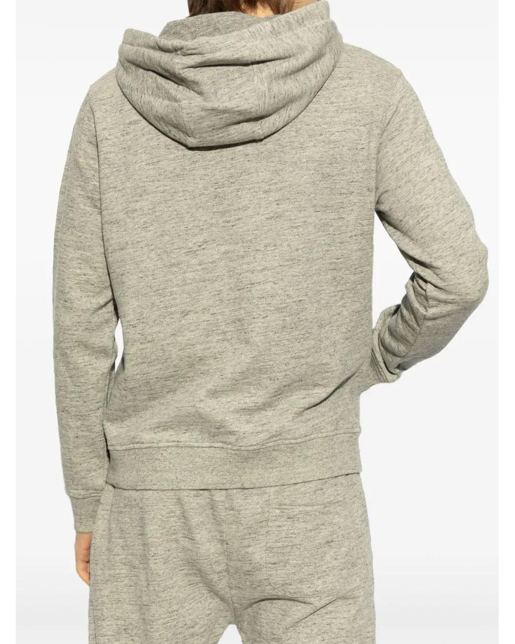 Woolrich White Logo-Print Hoodie for men