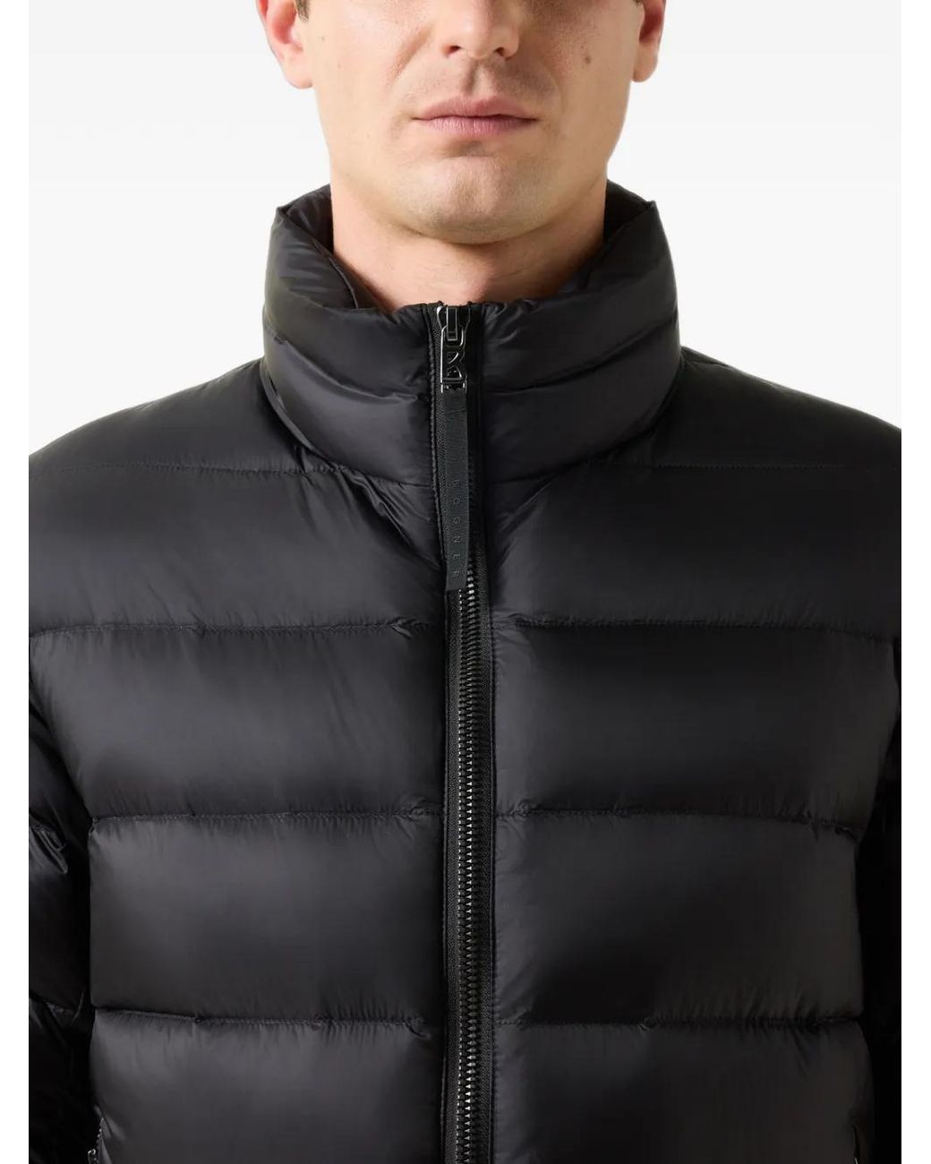 Bogner Black Hugh Quilted Down Jacket for men