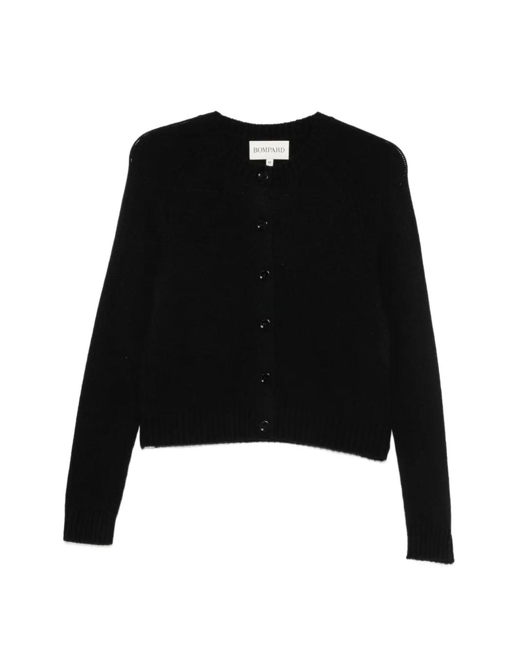 Bompard Black Raglan-Sleeve Cardigan