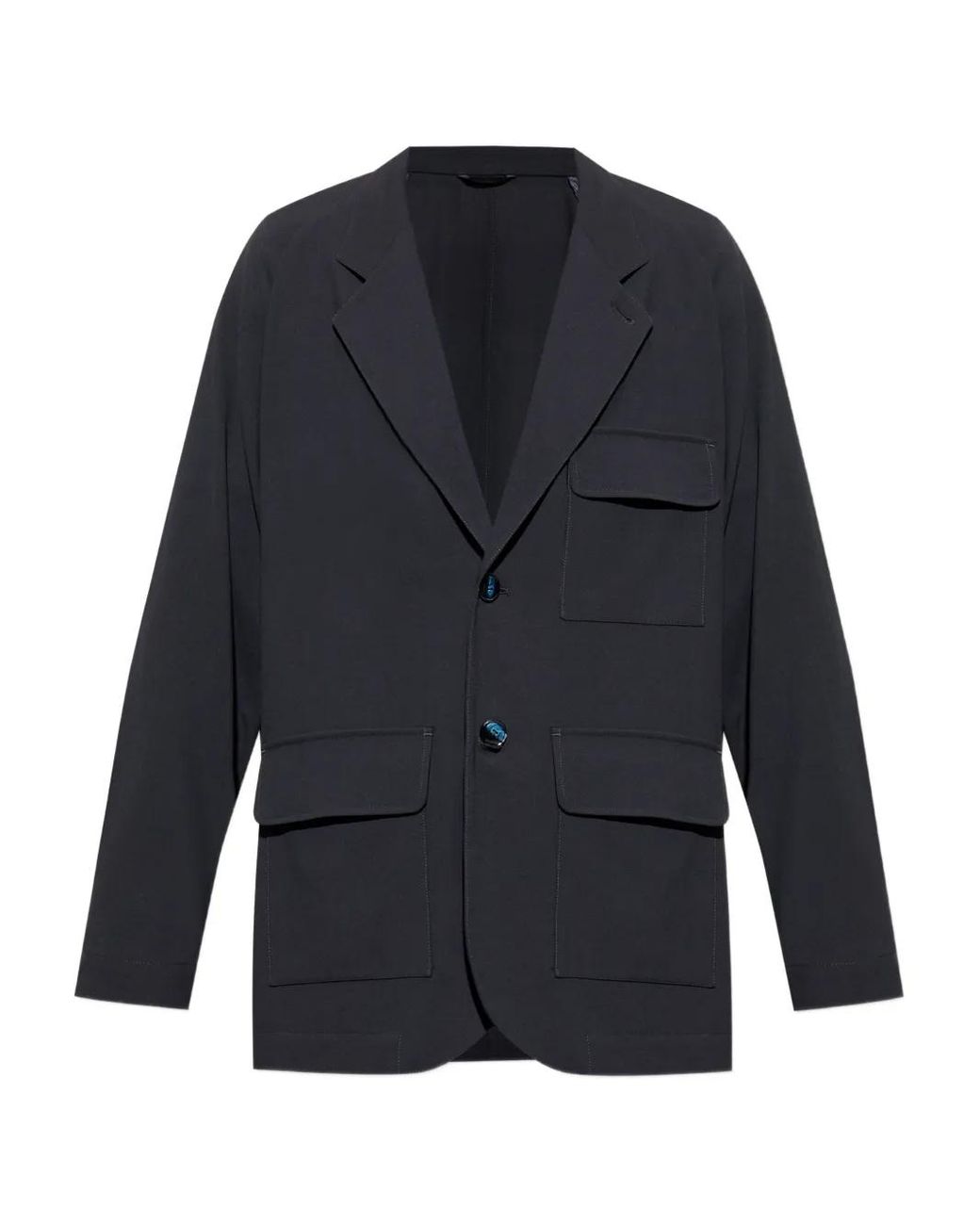 Giorgio Armani Blue Blazer With Pockets, for men