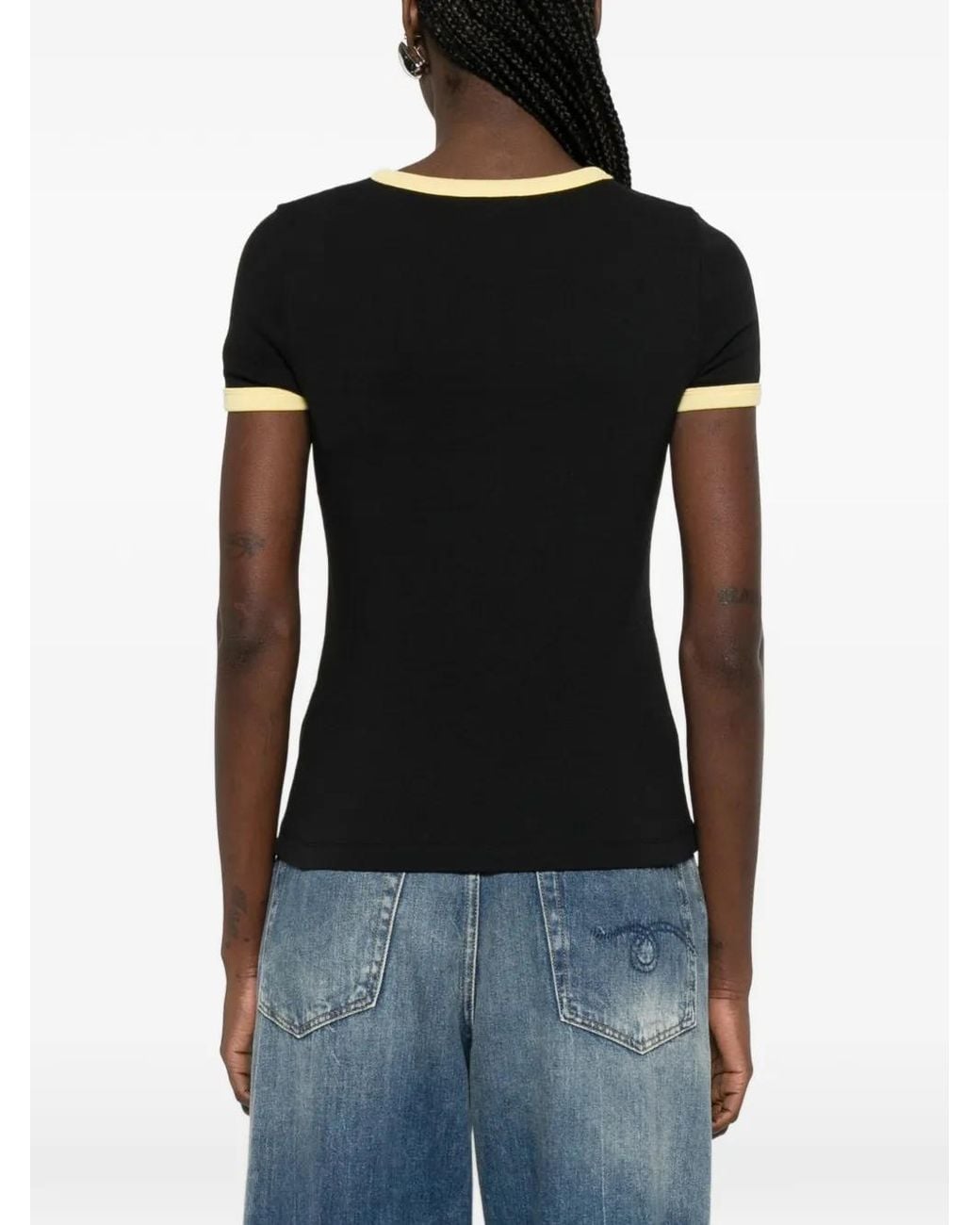 KENZO Black Short-Sleeved Logo-Detail T-Shirt