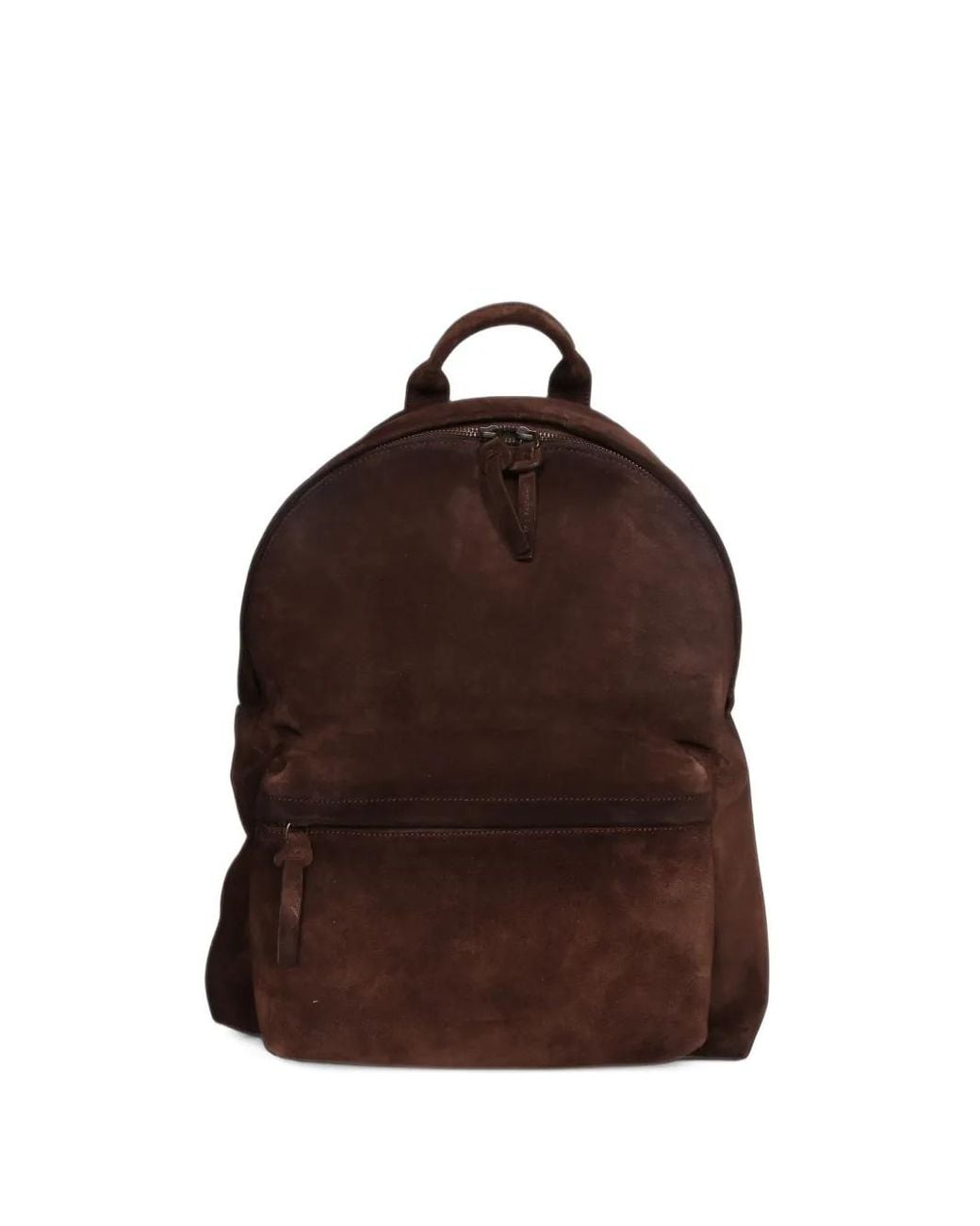 Officine Creative Brown Oc Pack 001 Suede Backpack for men