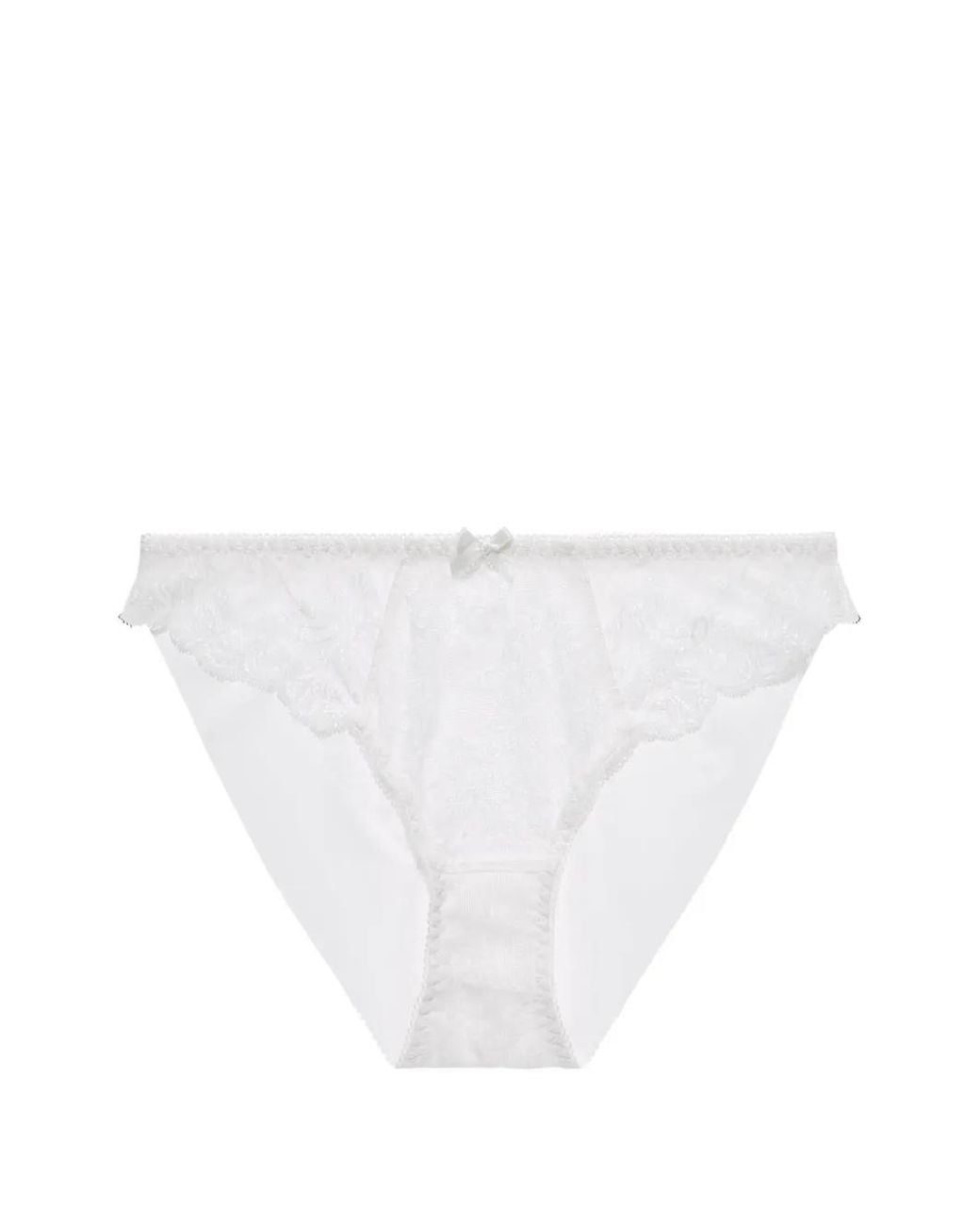 Aubade White Danse Des Sens Lace-Trim Briefs