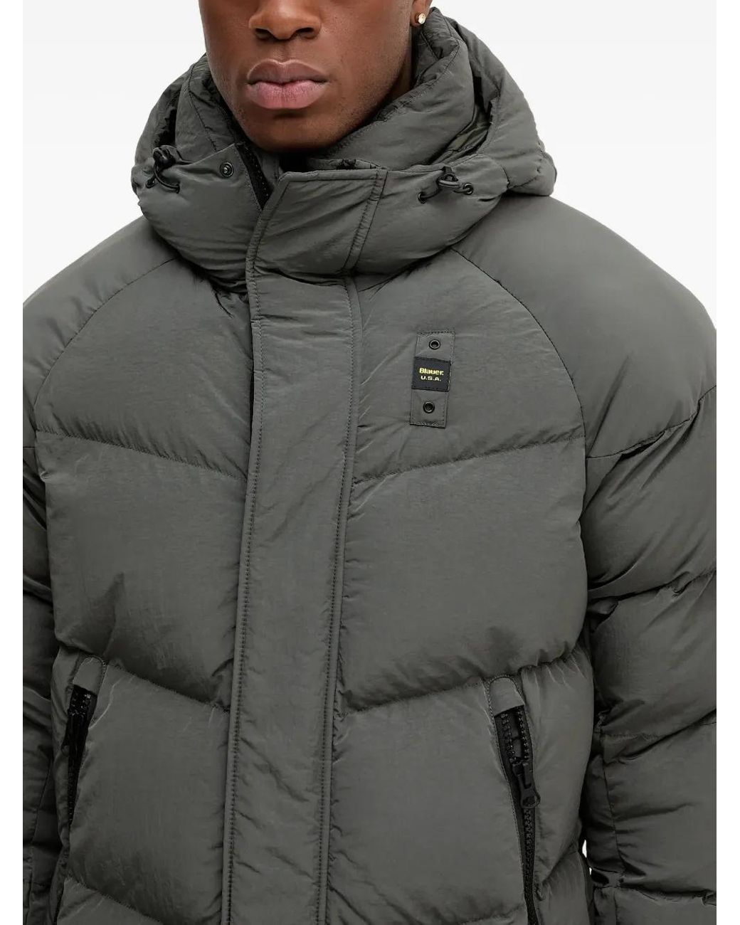 Blauer Gray Zip-Fastening Jacket for men