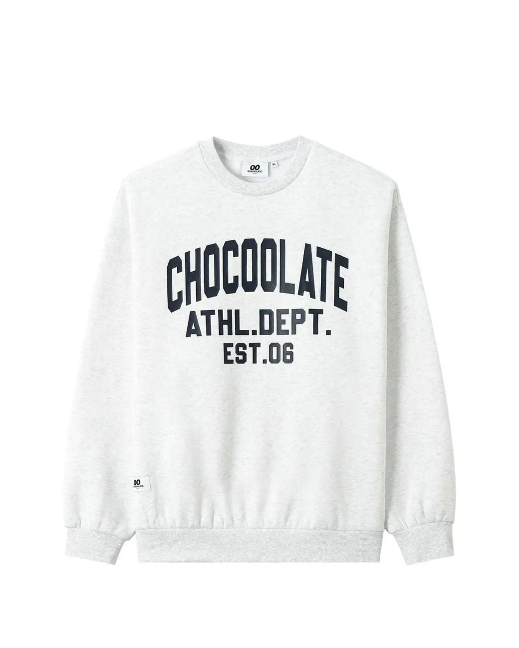Chocoolate White Logo-Print Sweatshirt for men