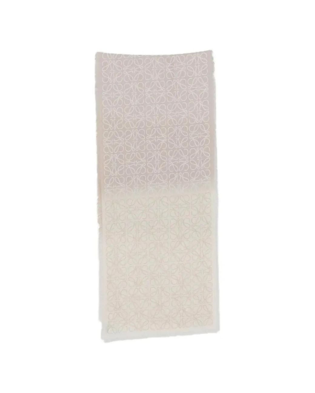 Loewe White Scarf