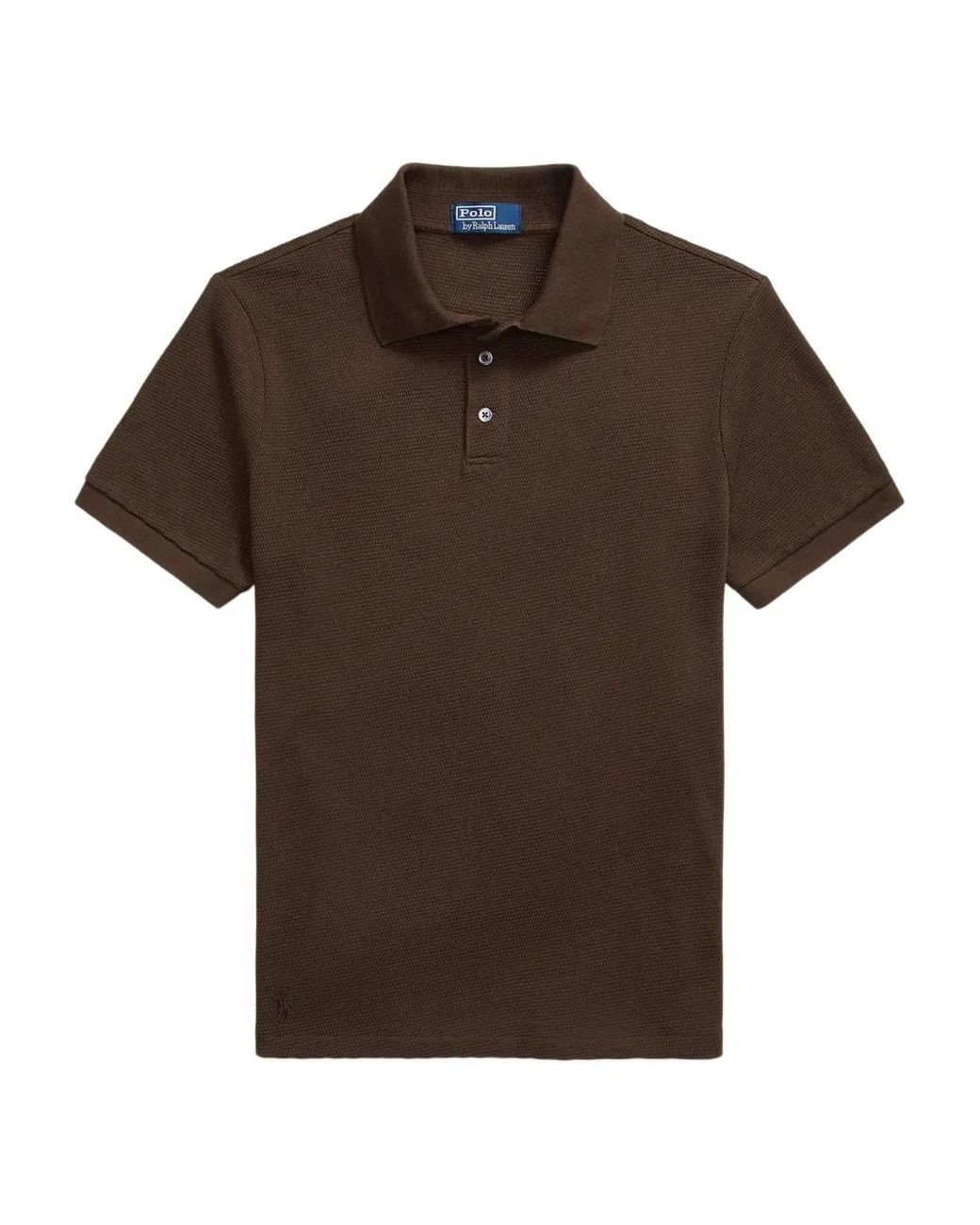 Polo Ralph Lauren Brown Short-Sleeve Polo Shirt for men