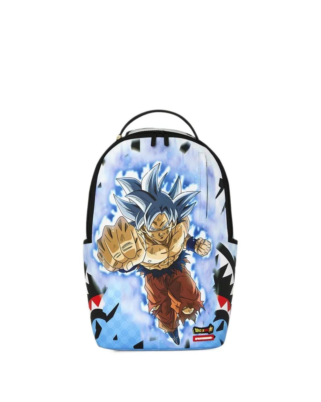 Sprayground Blue Dbz Ultra Instinct Goku Backpack for men