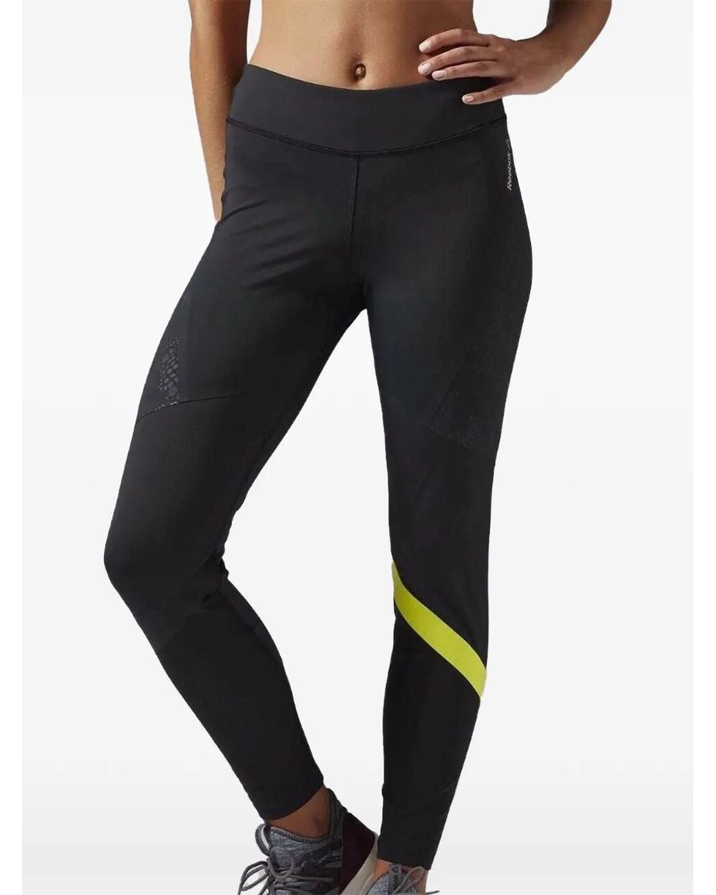 Reebok Blue Elastic-Waist Leggings