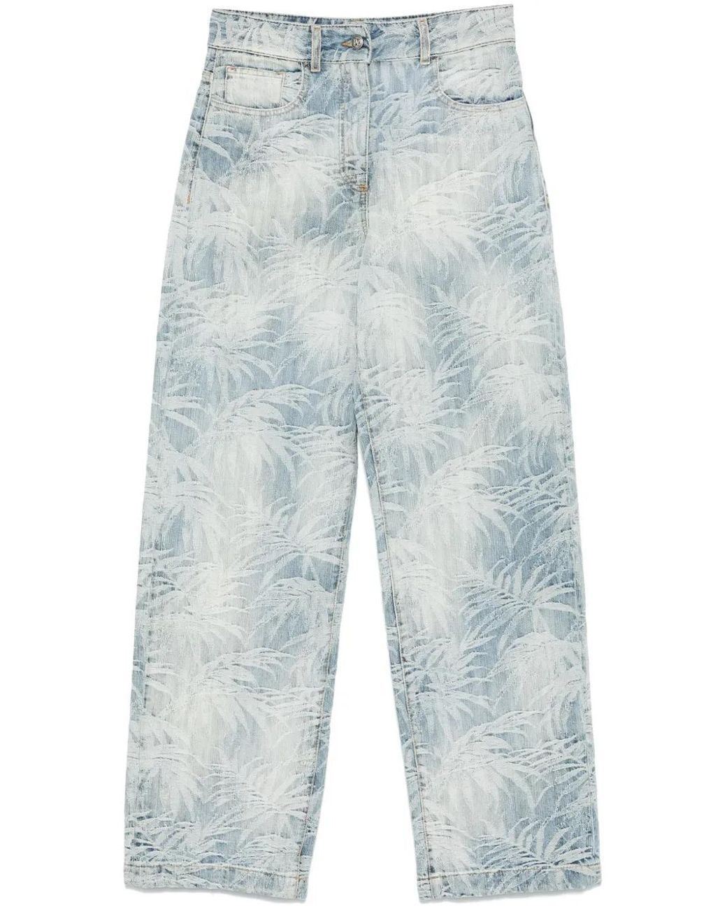 Palm Angels Blue Elevated Jeans