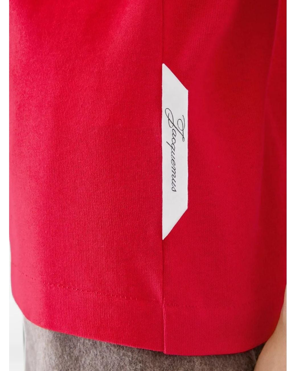 Jacquemus Red The Logo T-Shirt