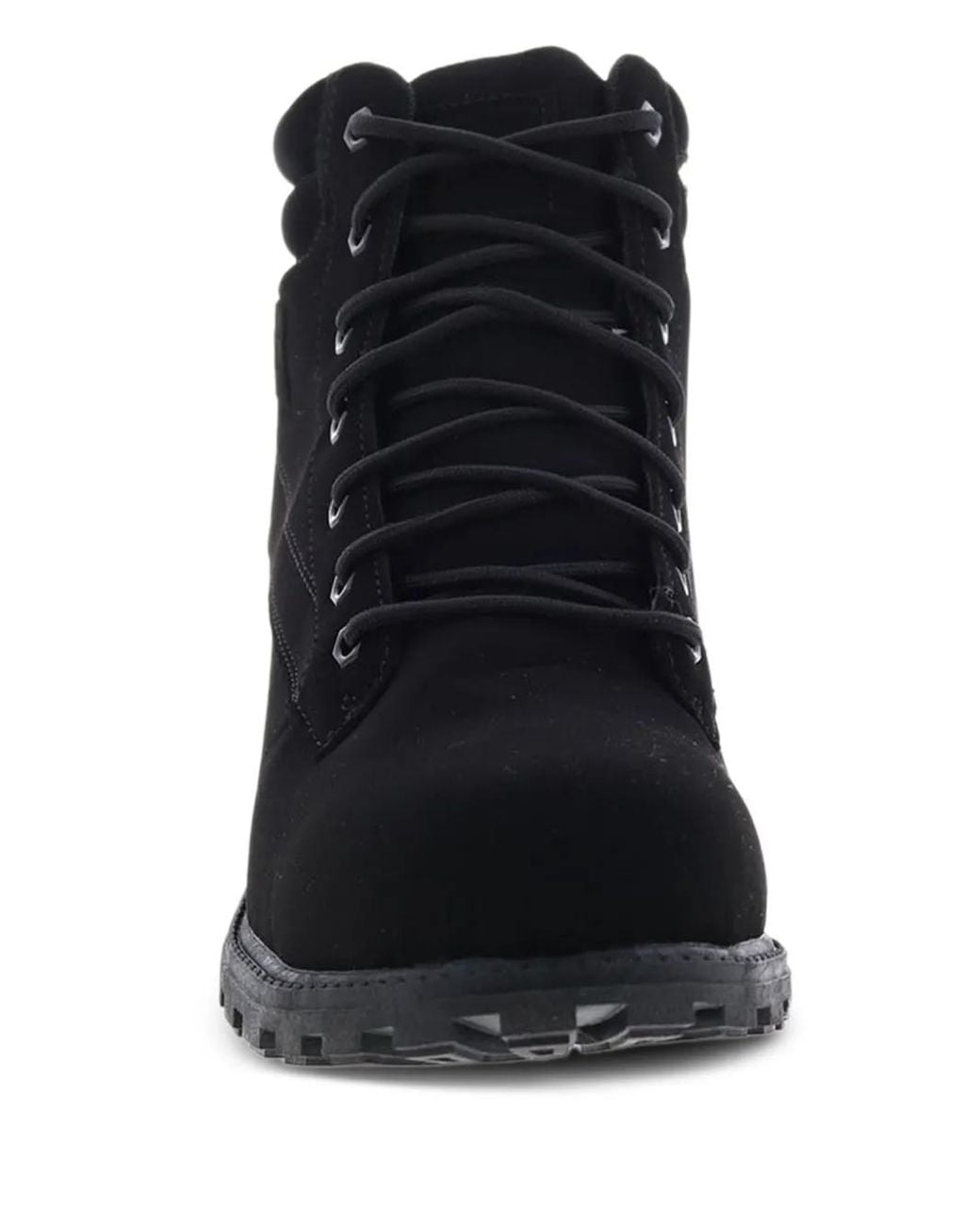 Fila Black Watersedge Lace-Up Biker Boots for men