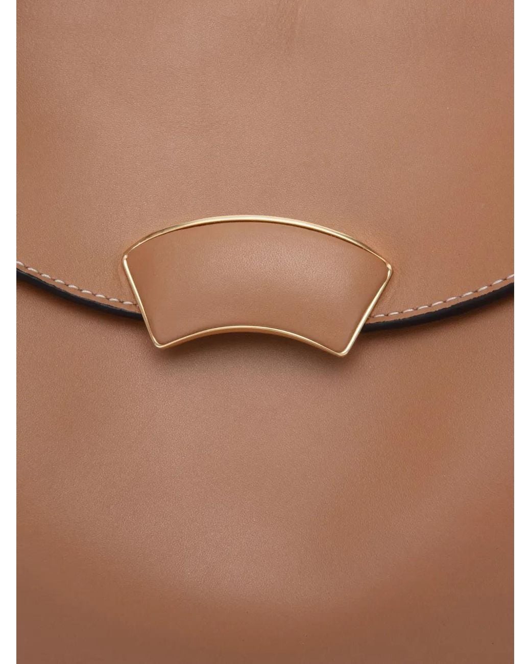 3.1 Phillip Lim Brown Id Leather Shoulder Bag