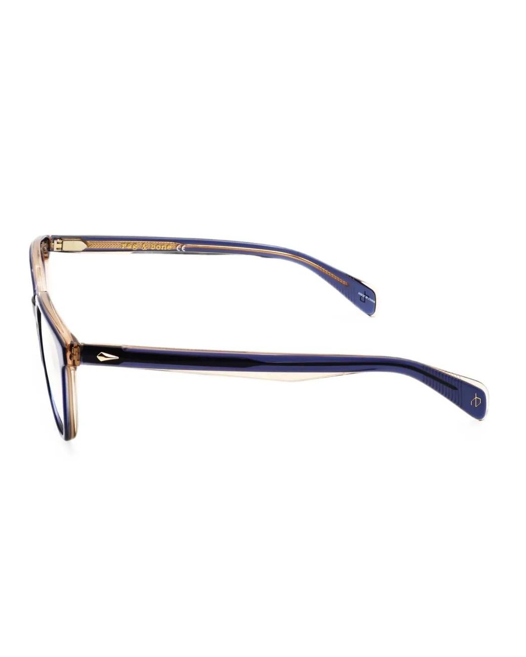 Rag & Bone Black Round-Frame Glasses