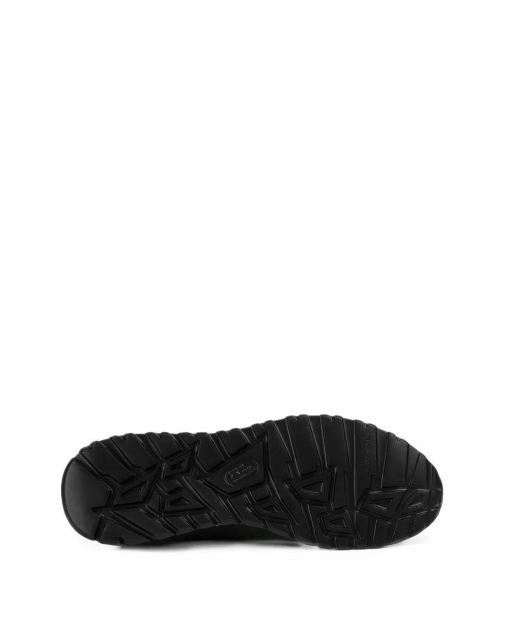 Doucal's Blue Panelled Sneakers for men