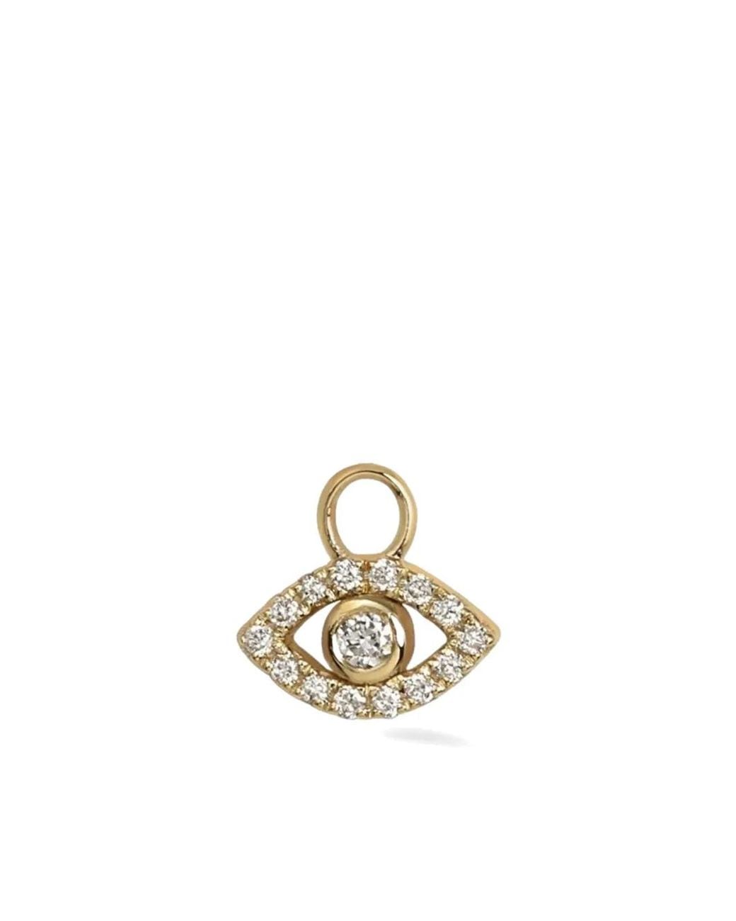 Lark & Berry Metallic 9Kt Entrancing Eye Diamond Charm