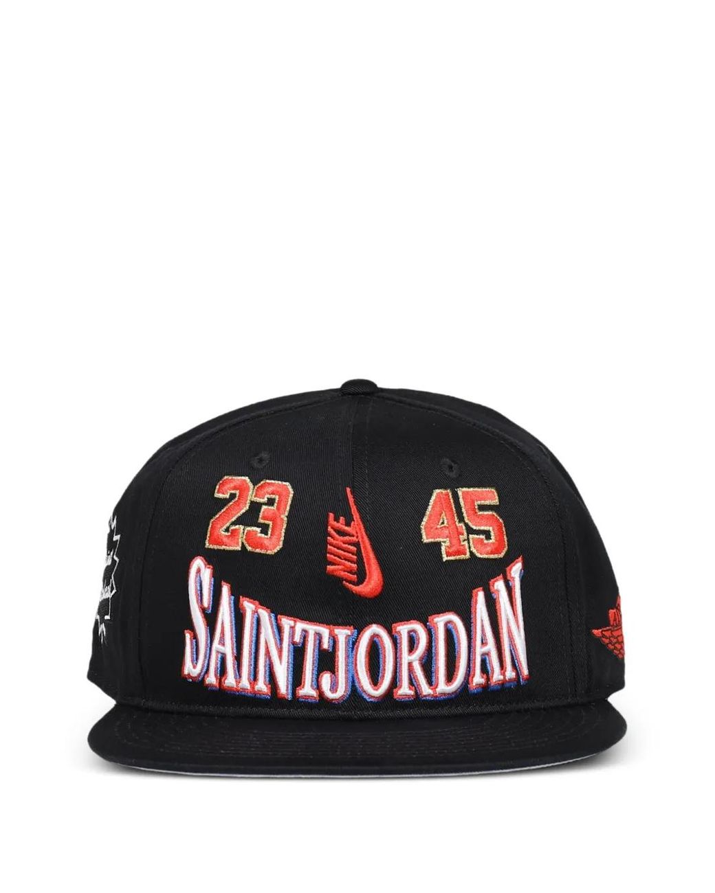 Nike Black Logo-Embroidered Snapback Cap for men
