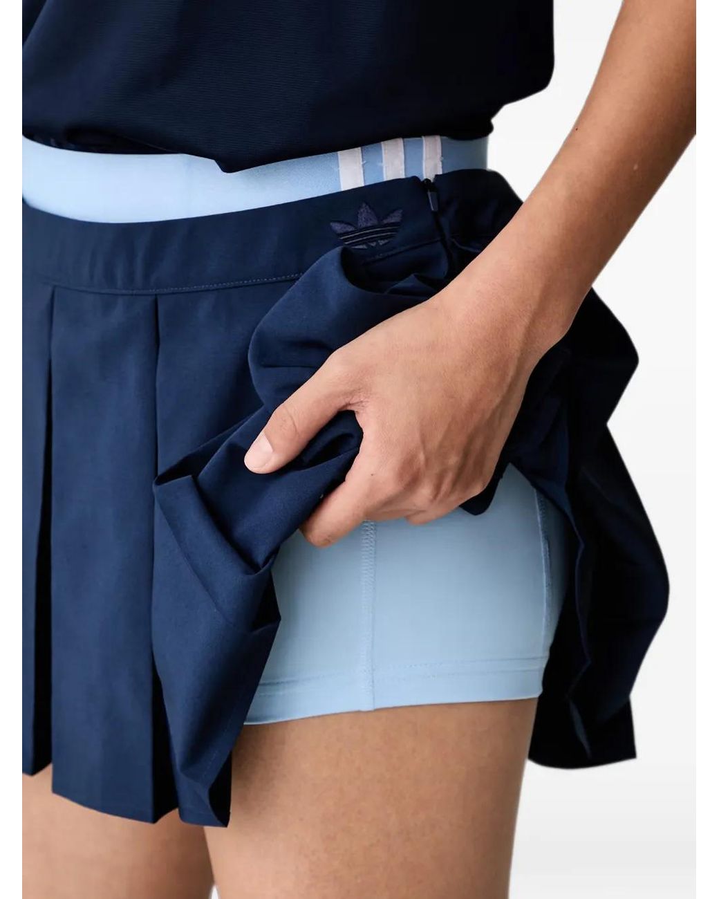 Adidas Mini-Plooirok in het Blue