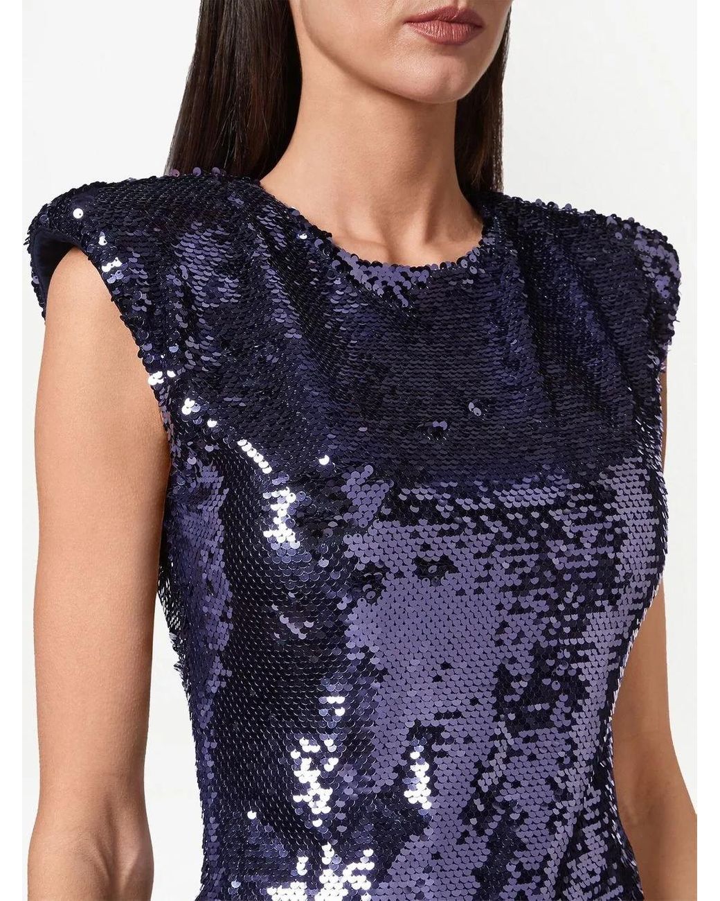 Philipp Plein Blue Mini Dress