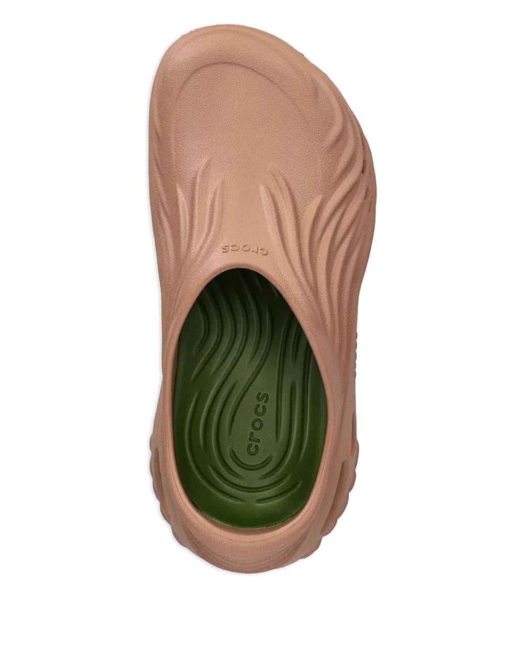 CROCSTM Brown Ridged Slides