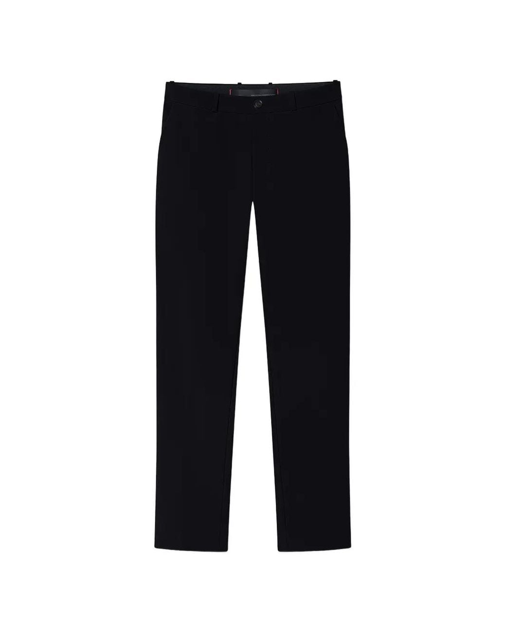 Rrd Black Pantalon Droit À Passants De Ceinture for men