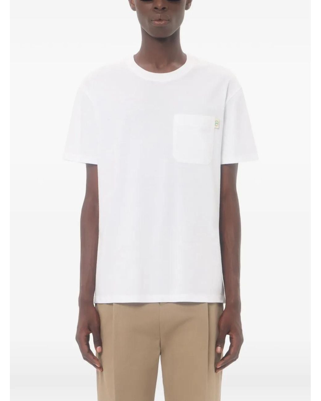 Valentino Garavani Cotton Jersey T-Shirt With Vlogo Signature Label in ...