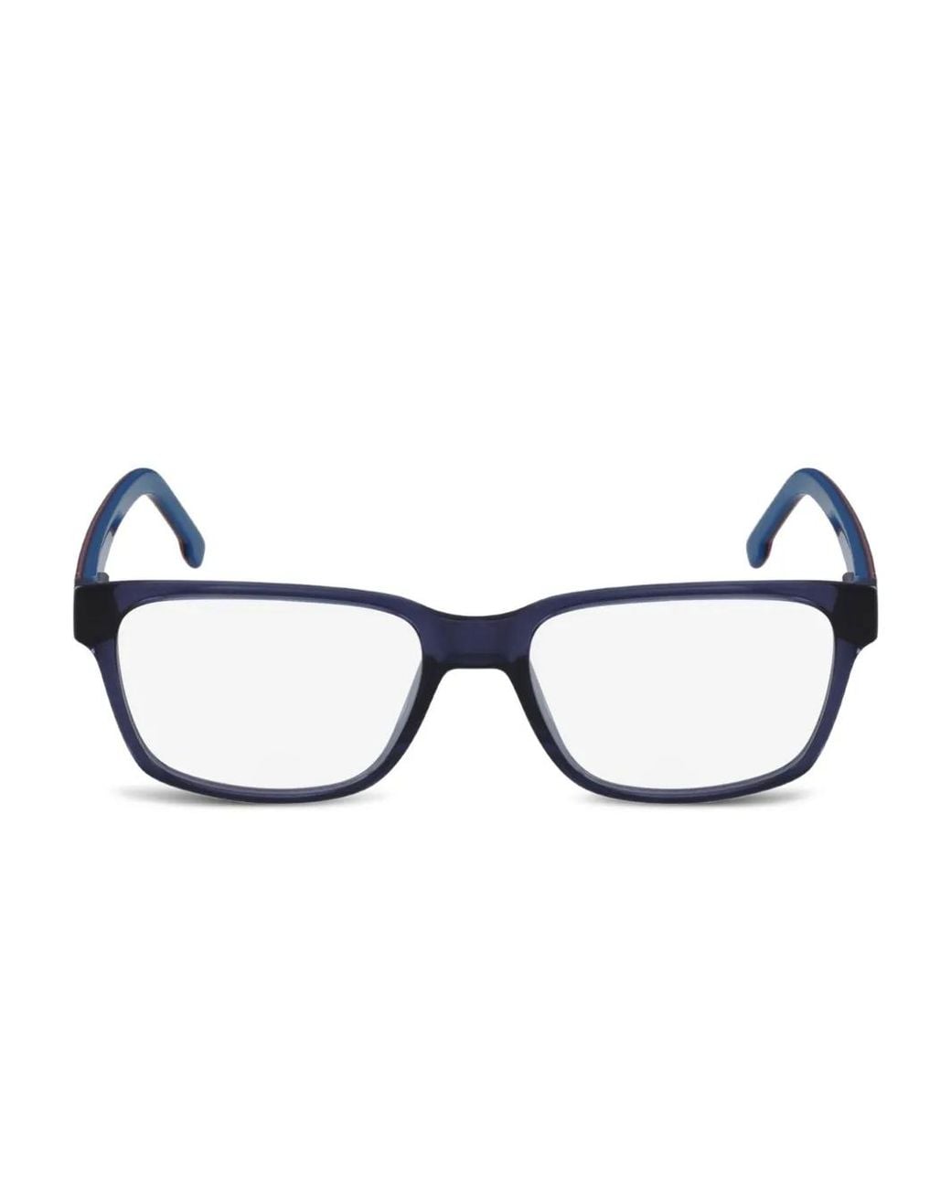 Gafas Con Montura Rectangular Lacoste de color Blue