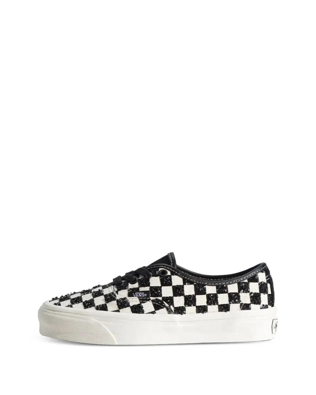Vans White Authentic Checkerboard Sneakers
