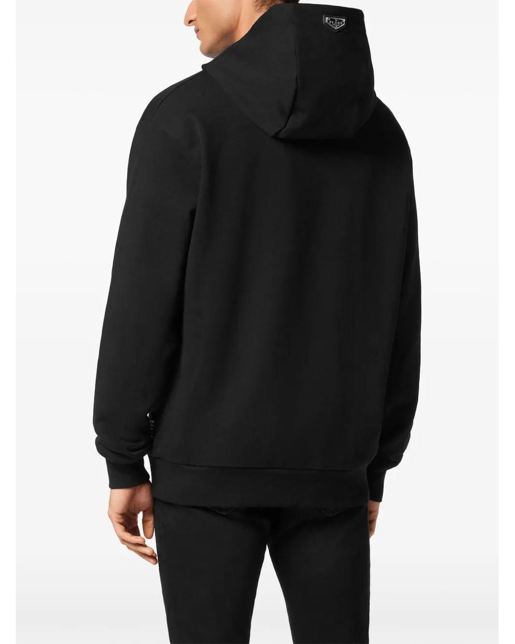 Philipp Plein Black King Hoodie for men