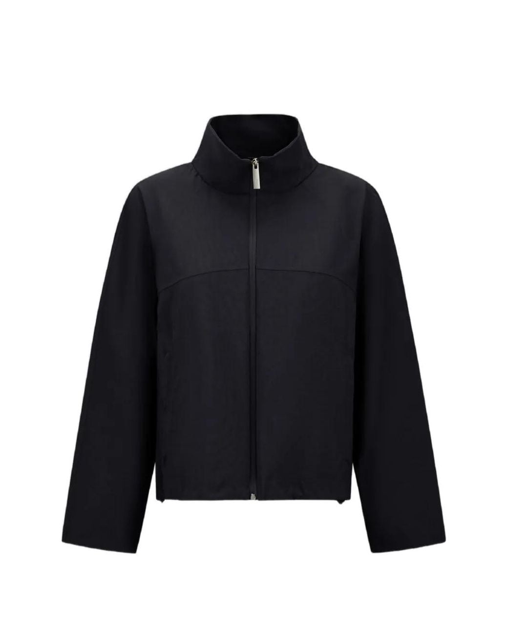 Laminar Blue High Neck Logo Jacket