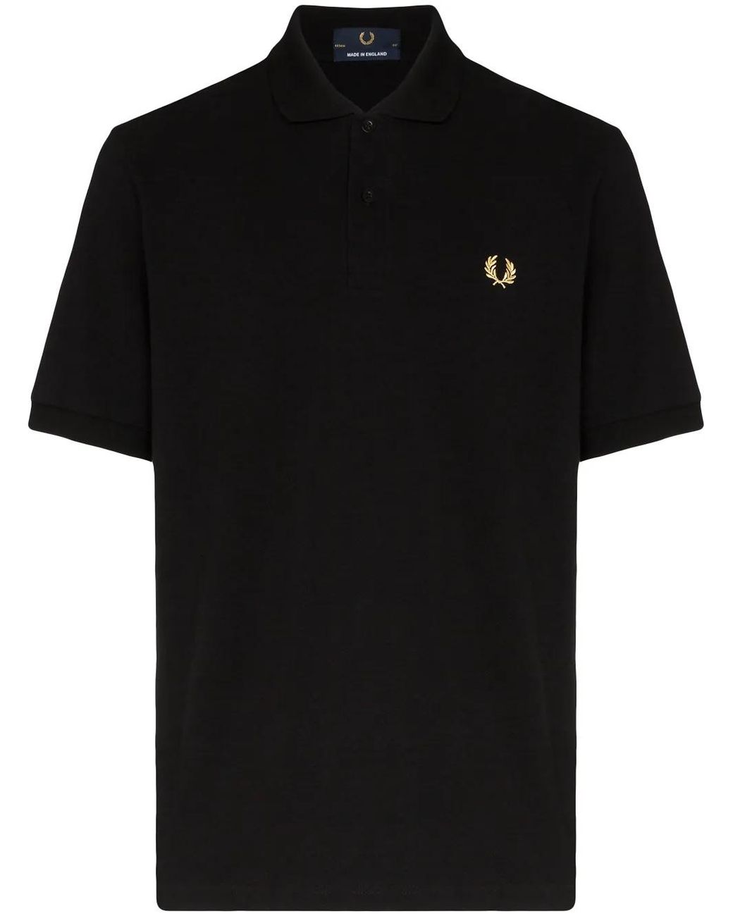 Fred Perry Black M3 Piqué Polo Shirt for men