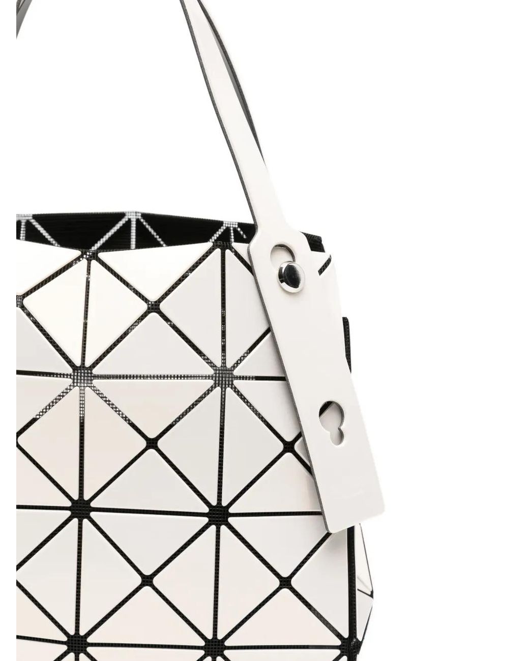 Issey Miyake White Carat Large Handbag