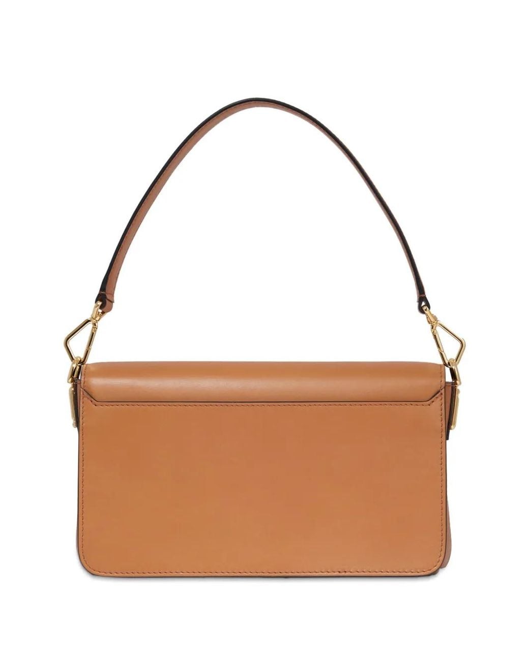 Lancel Brown Leather Medium Flap Bag