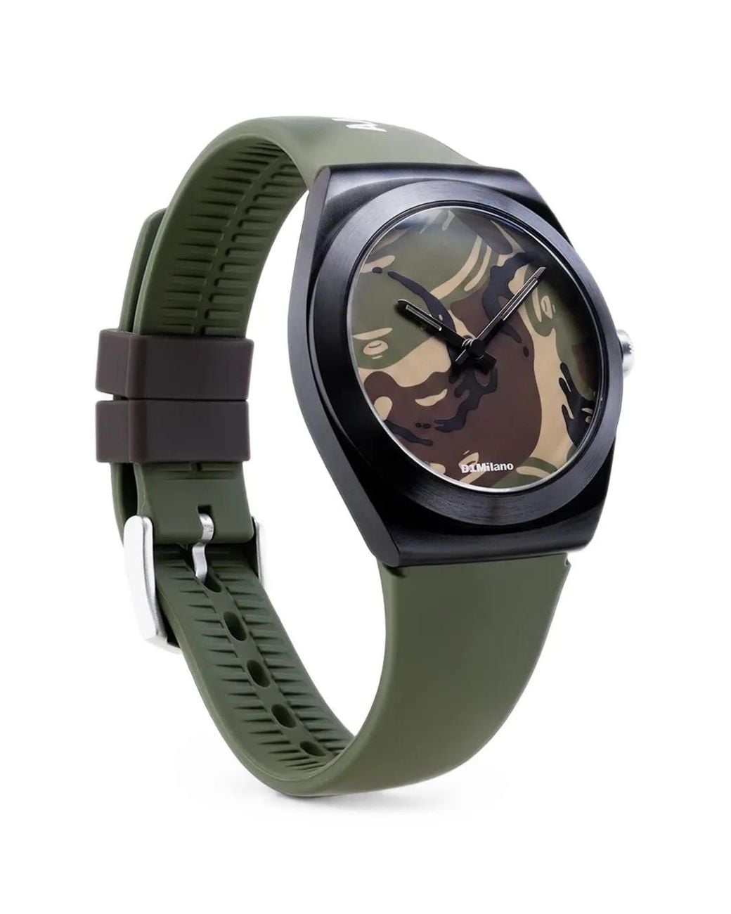 Aape By A Bathing Ape Gray Xd1 Camouflage-Print 34Mm Watch