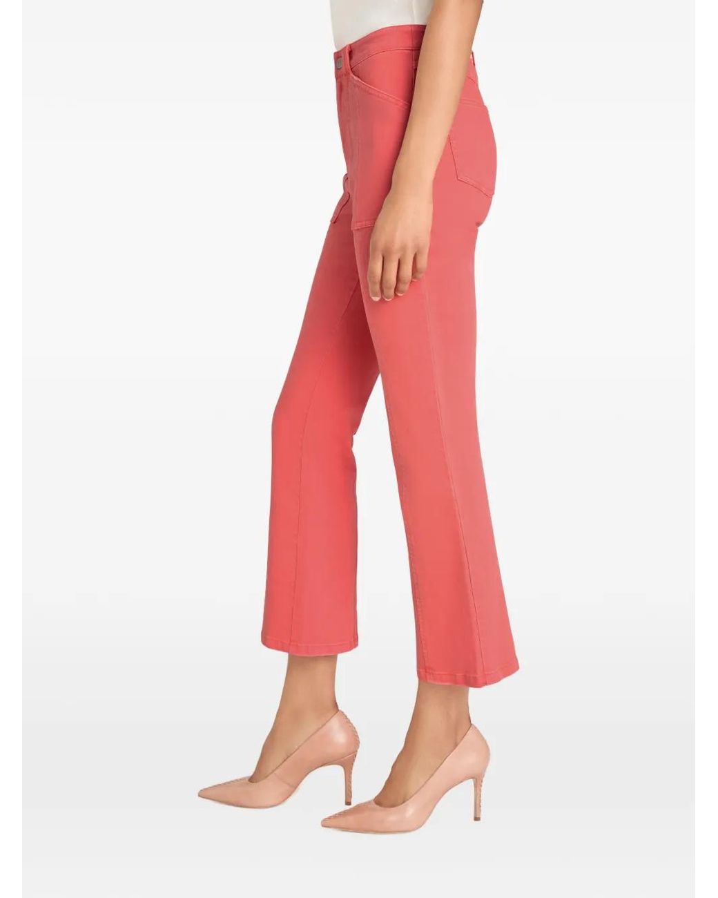 Cinq À Sept Red Fly Front Wallace Jeans