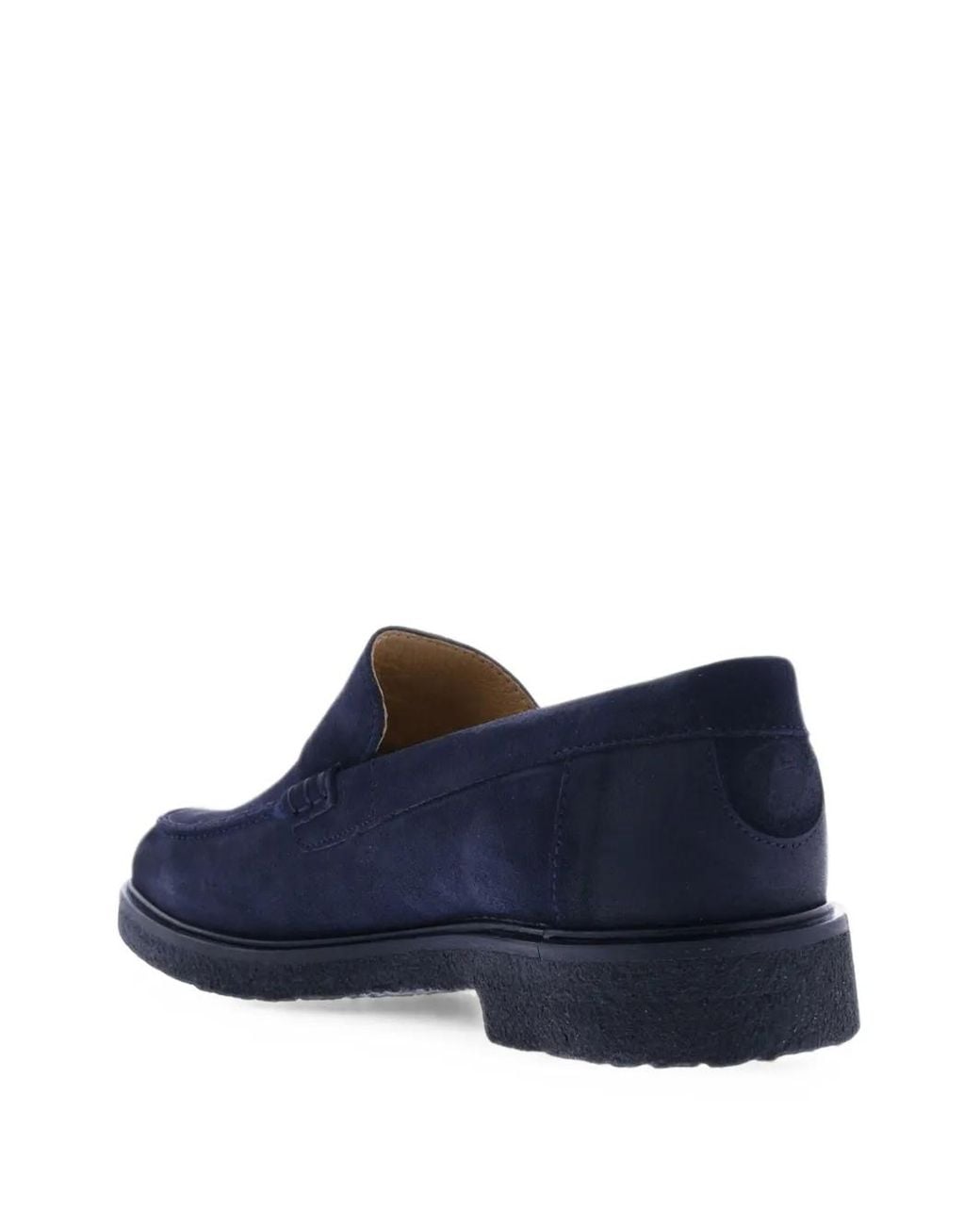 Goosecraft Blue Suede Loafers for men