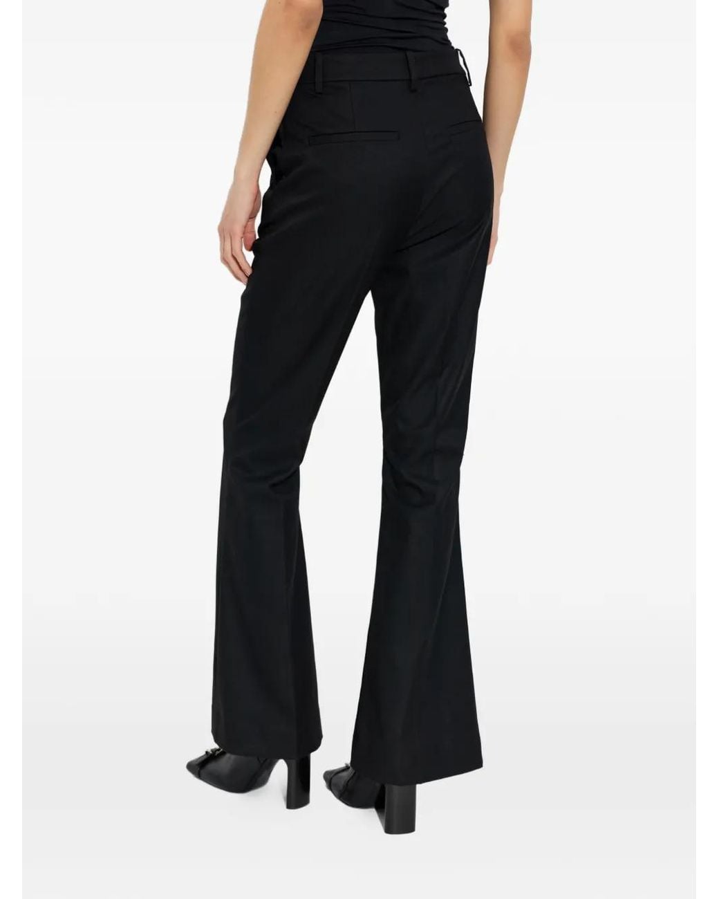 Gestuz Flared Broek in het Black