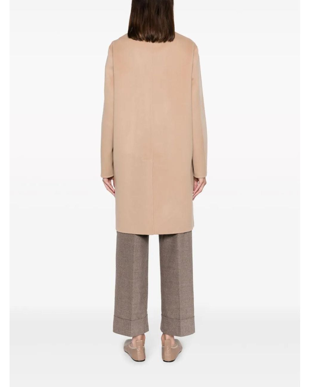 Theory Natural Palomino Wool-Blend Coat