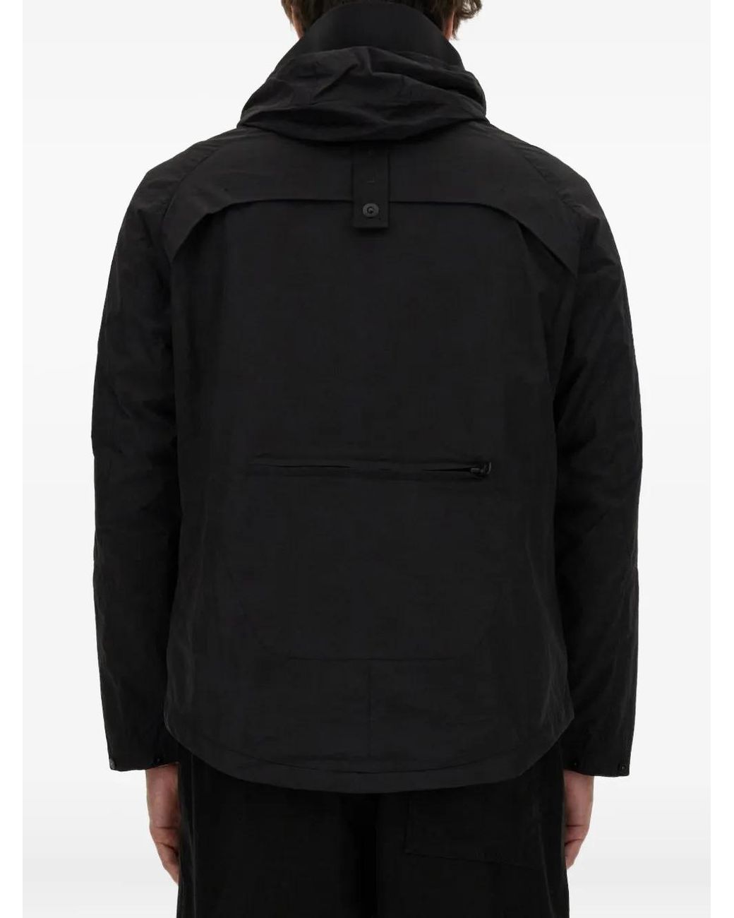 JG1 Black Zip-Fastening Jacket for men