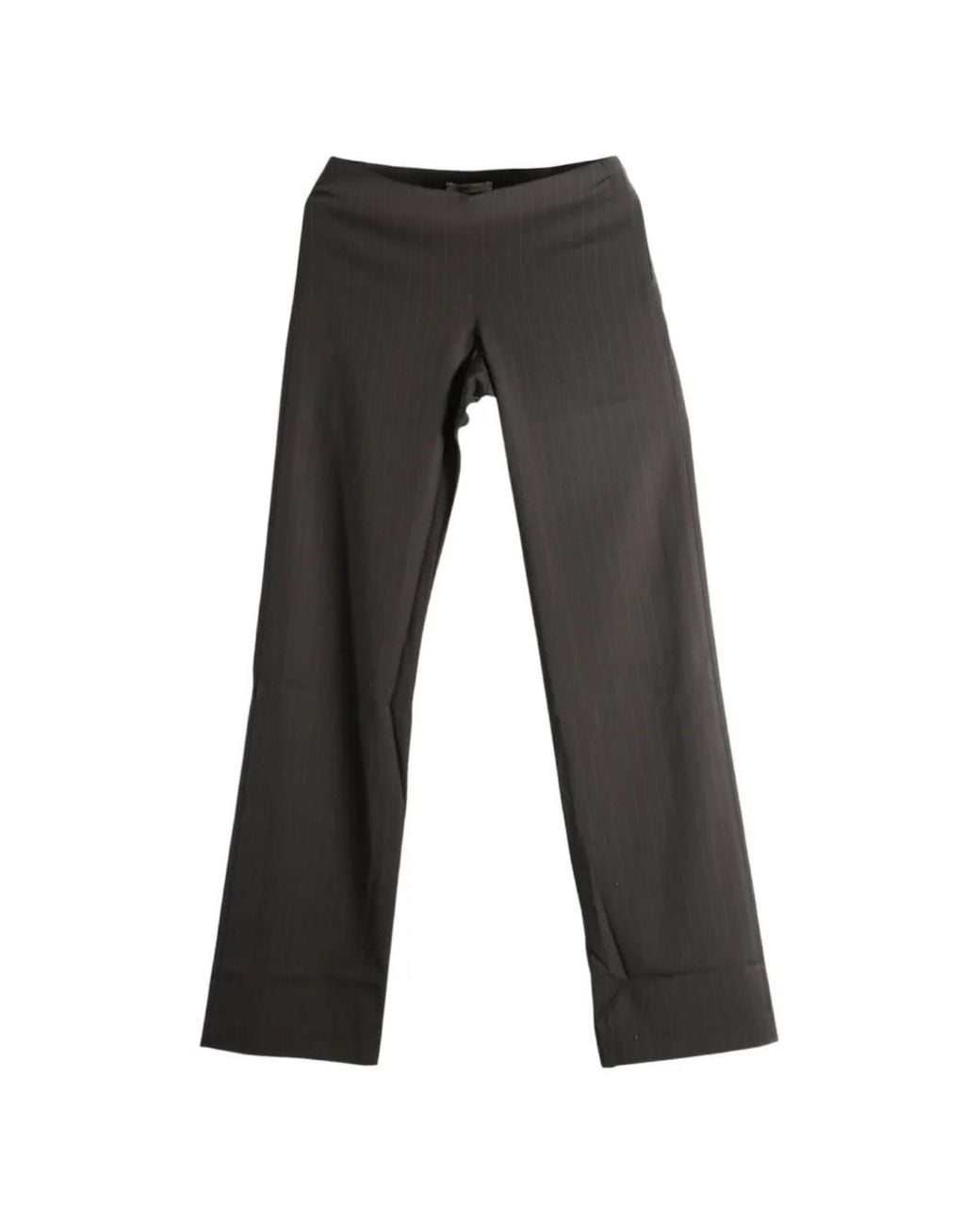 Paloma Wool Black Malek Pinstripe-Pattern Trousers