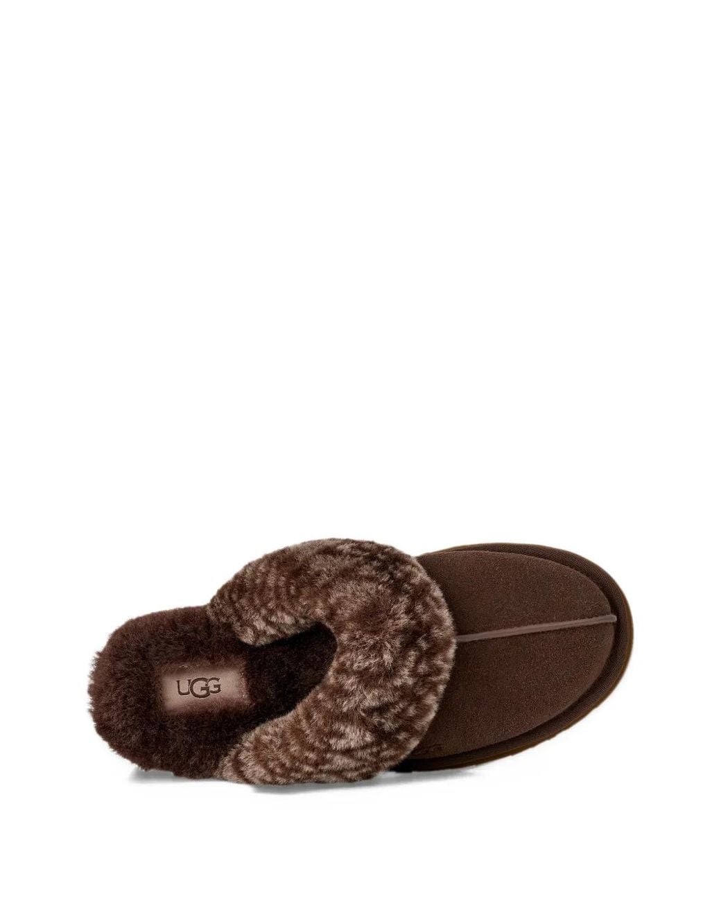 Ugg Brown Disquette Printed Slippers
