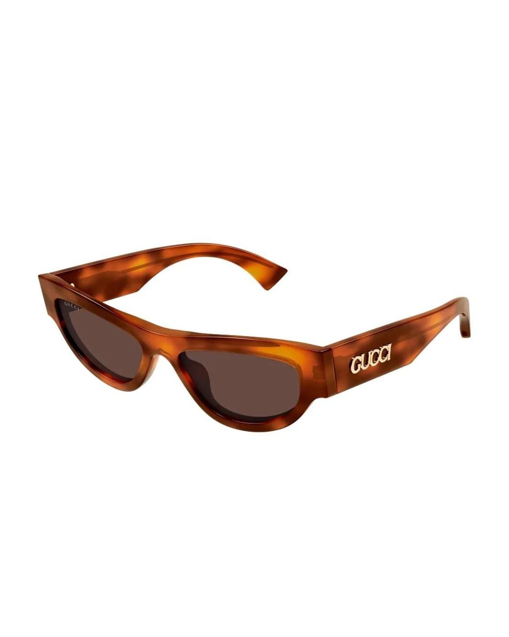 Gucci Brown Cat-Eye Sunglasses