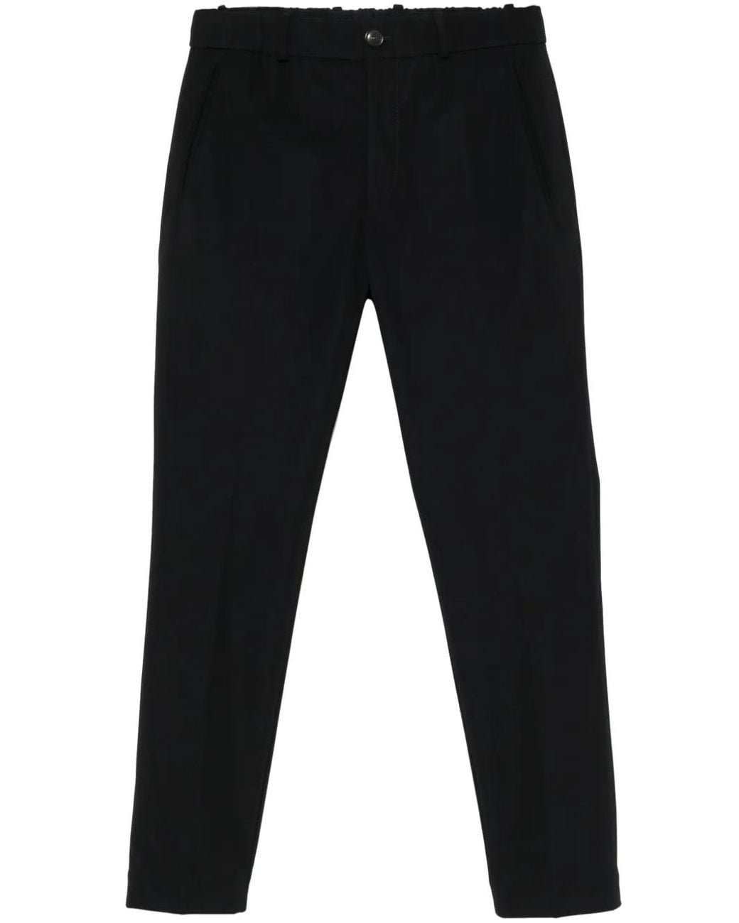 Rrd Black Technical Jersey Tapered Trousers for men
