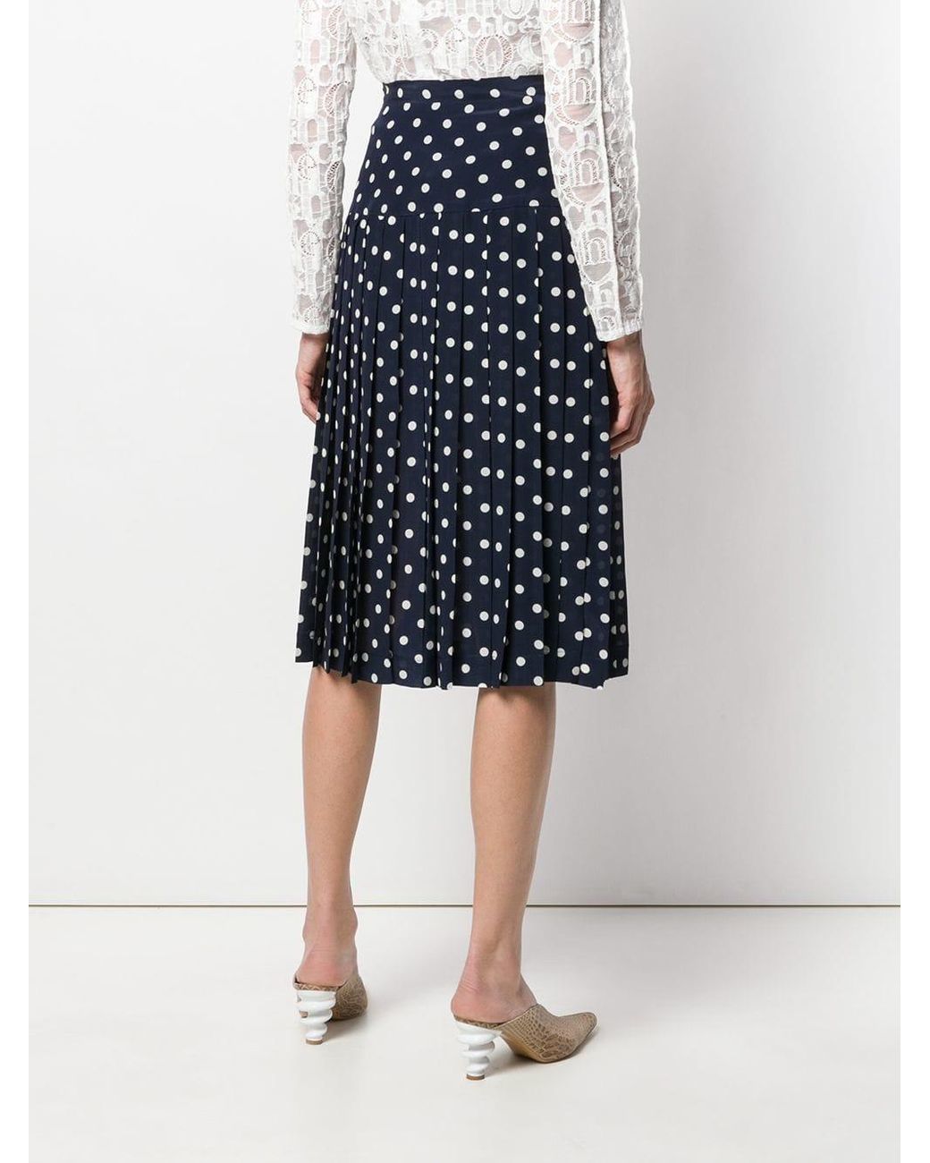 スカート ALESSANDRA RICH Knit midi skirt Blue Alessandra Rich Blue Knit Midi Skirt for Women Online USA at